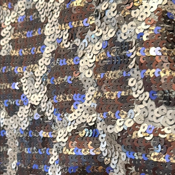 Sequin Leopard Print Skirt - Picture 4 of 7